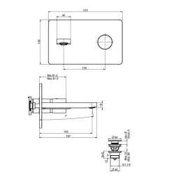 Смеситель для раковины F4201X5CR FIMA Carlo Frattini Nomos Go
