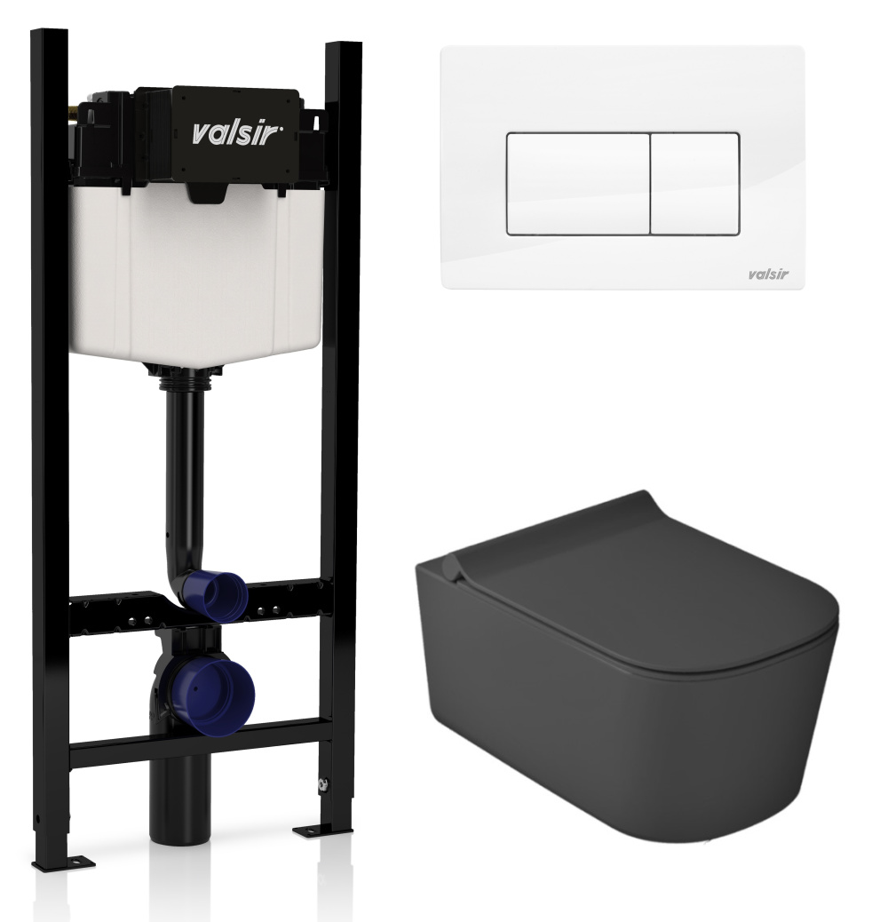 KIT VSWG 5486NEMT Slim P1 Комплект инсталляции 4 в 1, WINNER S BLOCK VS0853202, унитаз MEG11PRO 5486