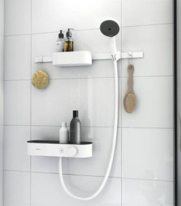 Фото Душевой гарнитур Hansgrohe WallStoris 24250700 белый