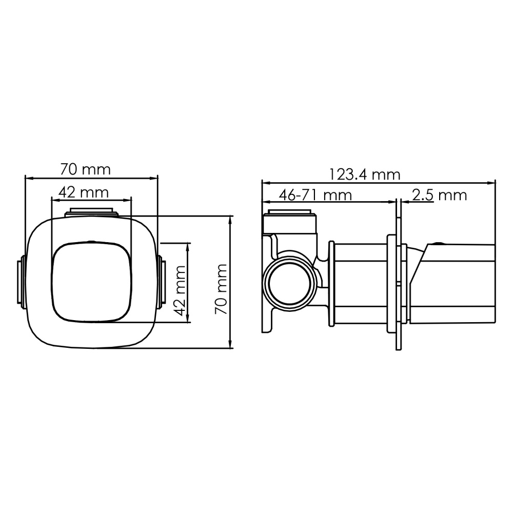 WasserKRAFT Naab 8651 Смеситель для душа