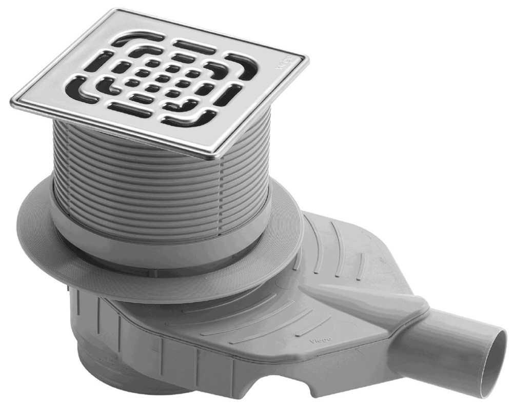 Фото Сифон для душевого трапа Viega Advantix (669201) серый