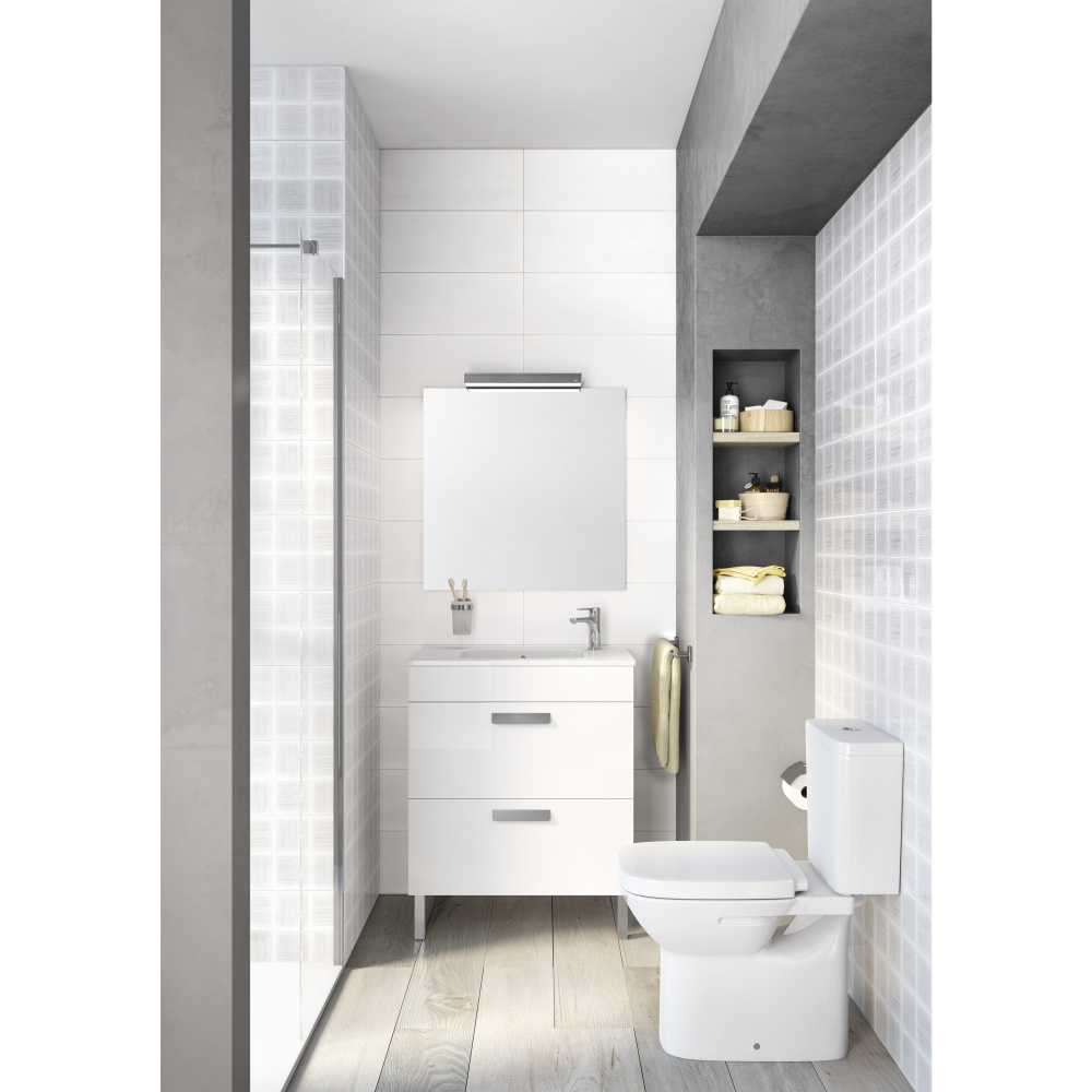 Тумба под раковину Roca Debba (ZRU9302708) белый, глянцевый