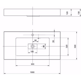 Фото Раковина Aquaton Ричмонд 100 1A70603KRD010