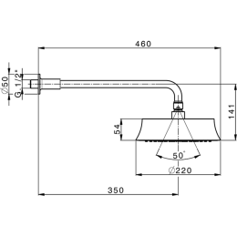 Фото Верхний душ Cisal Cherie DS01367024