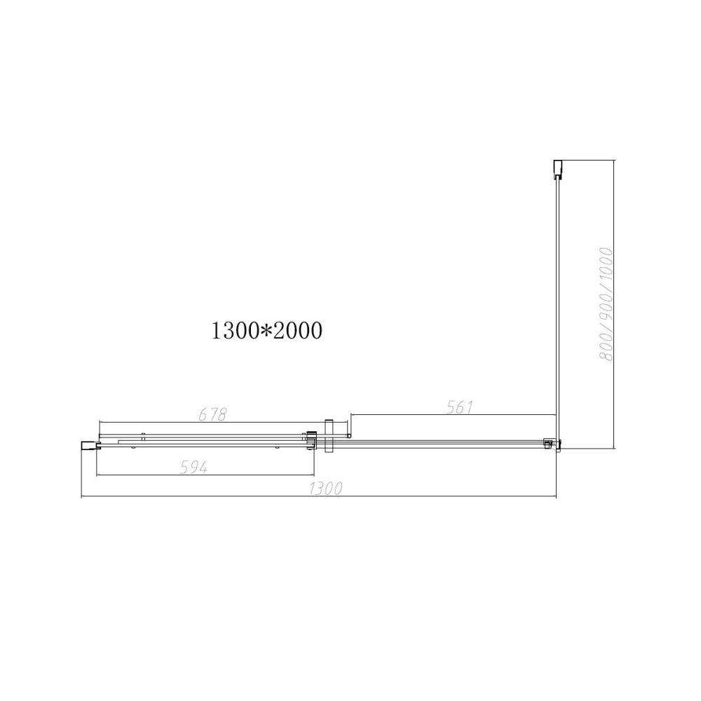 Душевой уголок Vincea Dice (VSR-4D1013CL) хром