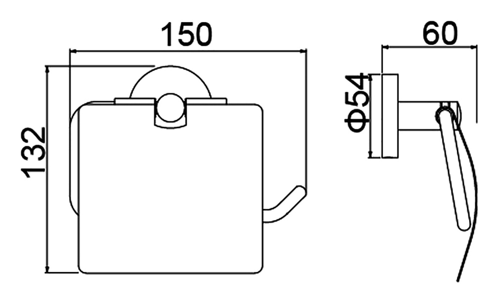 Фото Бумагодержатель Timo Saona 13042/19 розовое золото