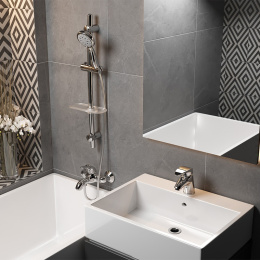 Фото Смеситель для раковины Paini Smile 39CR205CAKM хром