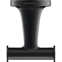 Крючок двойной Duravit Starck T 0099304600, черный