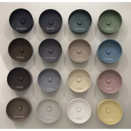 Ceramica CIELO Shui Comfort SHCOLAT40 FN - Раковина накладная Ø 40 см Fango