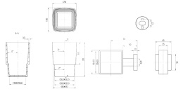Фото Villeroy&Boch Elements-Striking TVA15201900061 Стакан для зубных щеток