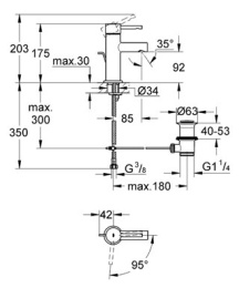Смеситель Grohe Essence 2337900E для раковины
