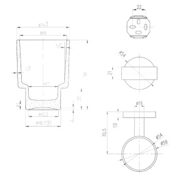 Villeroy&Boch Elements-Tender TVA15101800061 Стакан для зубных щеток