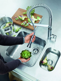 Grohe K7 32950DC0 Смеситель для кухни, профессиональный, выдвижной гибкий излив