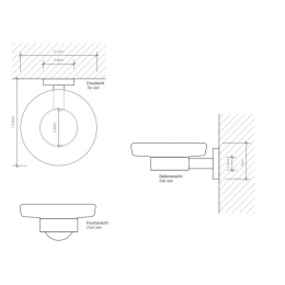 Мыльница Decor Walther Basic (0530700), хром