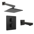 Комплект на 2 потребителя с термостатом Paini Grazia 21PZSET26911THBATHHEAD черный