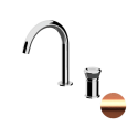 Смеситель для раковины Remer Element ET57RP, медь брашированная