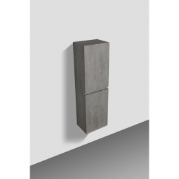 Шкаф-пенал подвесной BelBagno Luce LUCE-1700-2A-SC-SCM, 40 х 30 х 170 см, цвет серый