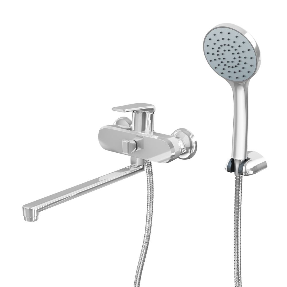 Фото Смеситель одноручный для ванны с поворотным изливом RUSH Nevis NE1735-51