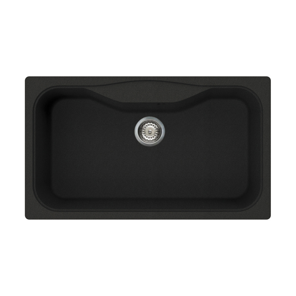 Кухонная мойка Omoikiri Maru 86-BL Tetogranit (4993138) черный