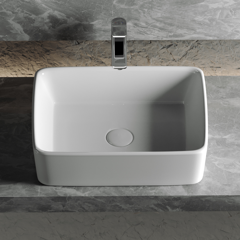 Накладная раковина Ceramicanova Element CN6037 прямоугольная 48 см