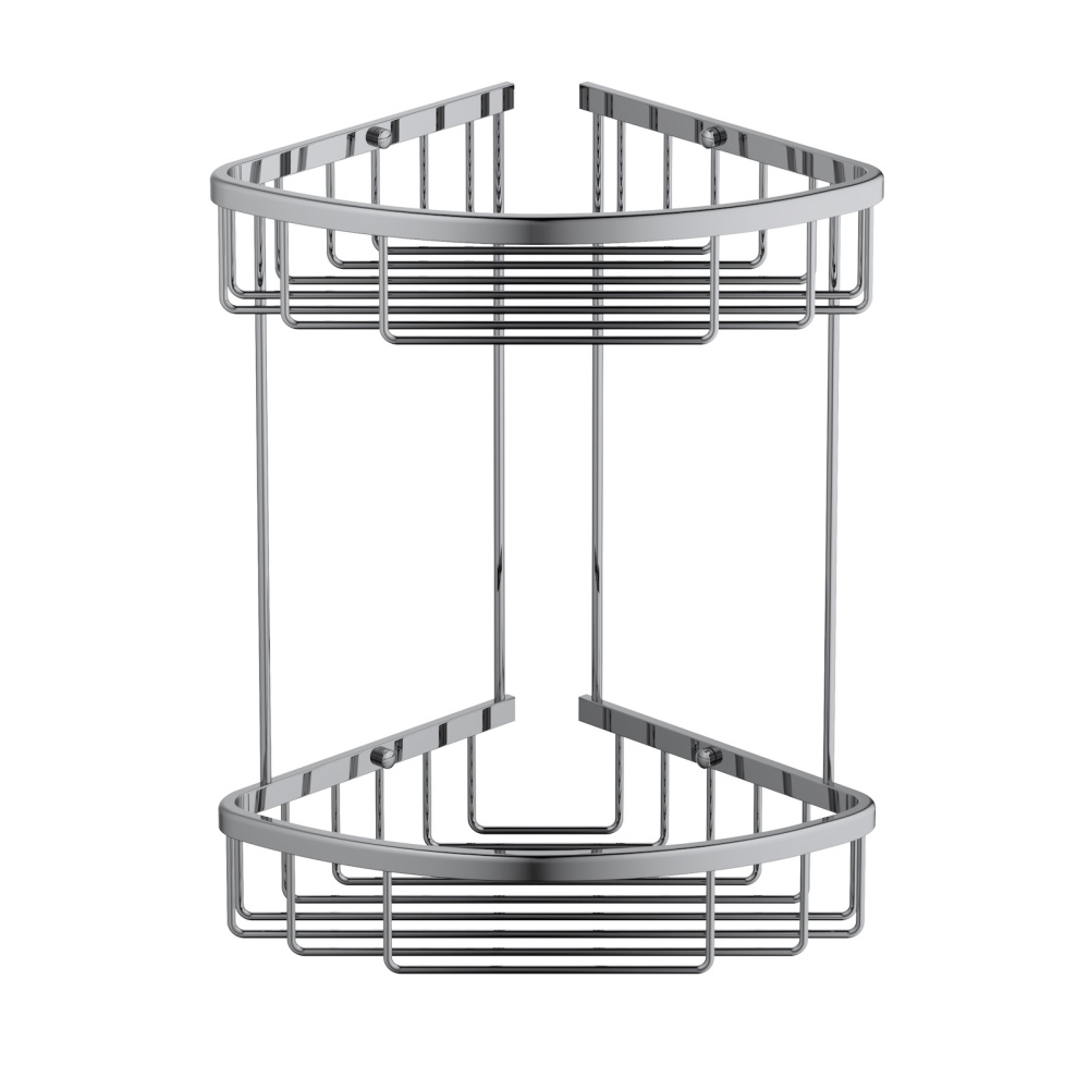 Фото Полка угловая двойная Timo Saona 13082/00 хром
