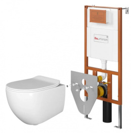 Инсталляция с унитазом ArtCeram File 2.0 (700.101.02) белый