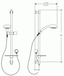Душевой гарнитур Ideal Standard (L6830AA)