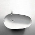 Agape Spoon AVAS0901ZL Ванна отдельностоящая 181.5x98.5x44 см, цвет: белый/светло-серый