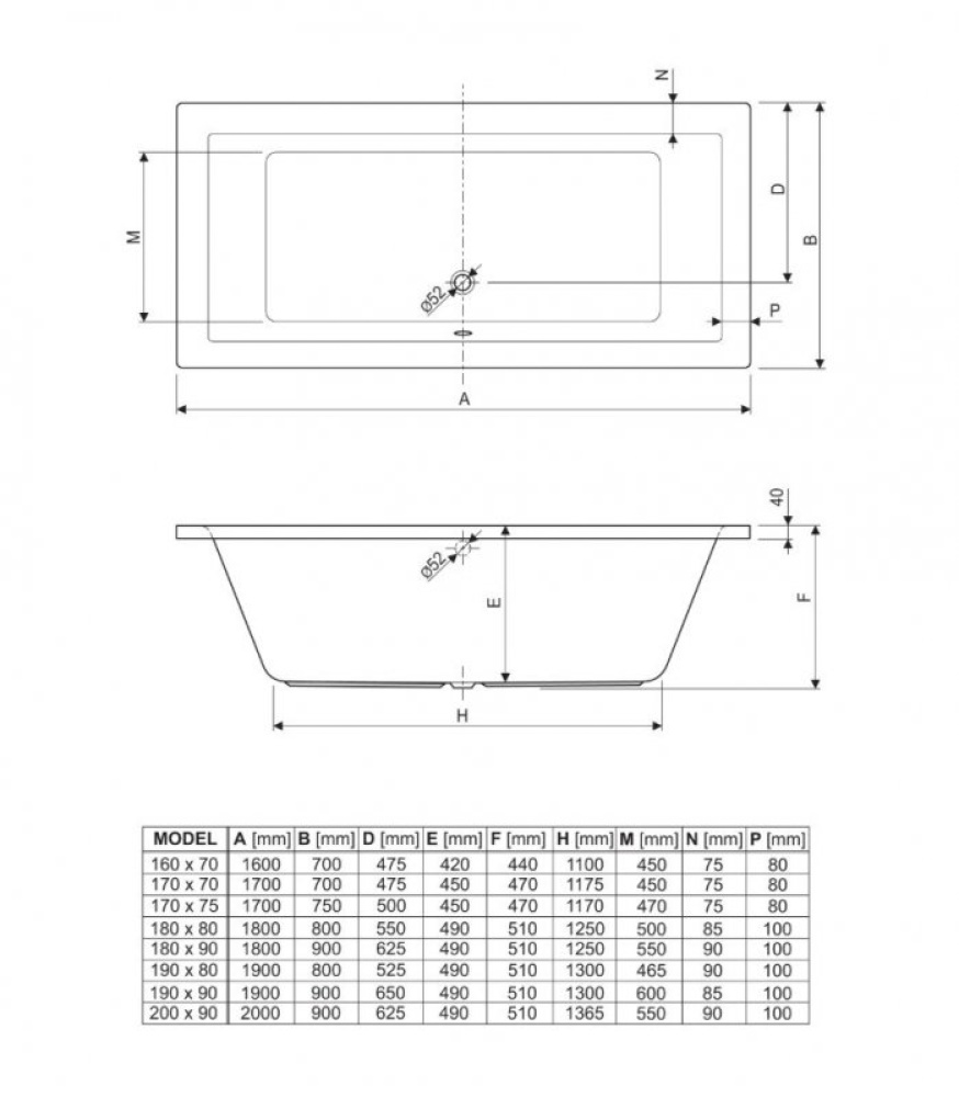 Передняя панель для акриловой ванны CEZARES PLANE-180-SCR-W37