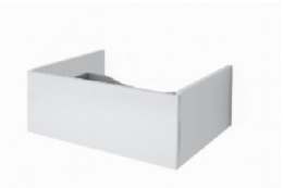 Ящик Dreja Box 60 см, 99.9100, подвесной, белый глянцевый