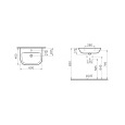 Раковина VitrA S20 5503B003-0001 60 x 46 см белая