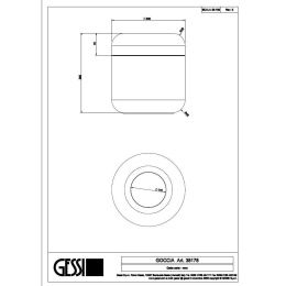 Корзина для мусора Gessi Goccia (38178#519) черный