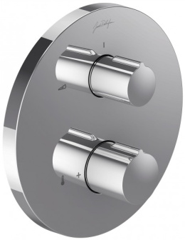 Смеситель Jacob Delafon Modulo Round E98731-CP для душа термостатический, на 2 выхода