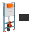Инсталляция для унитаза VitrA V-Fix Core (Ви-Фикс Кор) 800-1874 с кнопкой матовой черной