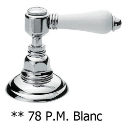 Фото Смеситель Nicolazzi Dames Anglaises 1415GO78 для биде, золото, ручки P. Mont Blanc