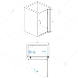Фото Душевая дверь RGW Hotel 350601106-11