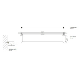 Держатель для полотенца Decor Walther Mikado (0520811), латунь