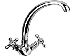 Фото Смеситель Remer для кухни RR 13GLI ce 1/2 керамика