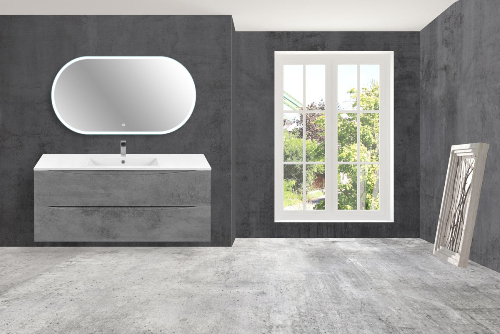 Фото База под керамическую раковину Vincea Mia (VMC-2MC120BT) бетон