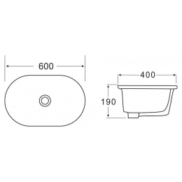 Накладная раковина BelBagno BB1004