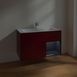 Villeroy Boch Finion F040HGHB Тумба под раковину 996х498 мм (midnight blue matt/peony matt)