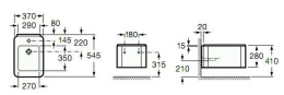 Биде подвесное Roca Element (357576000) белый