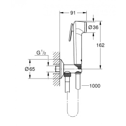 Гигиенический душ Grohe Tempesta-F Trigger Spray 26358000