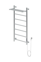 Полотенцесушитель электрический Aquanet Mauro 100х50 Тэн справа , с полкой