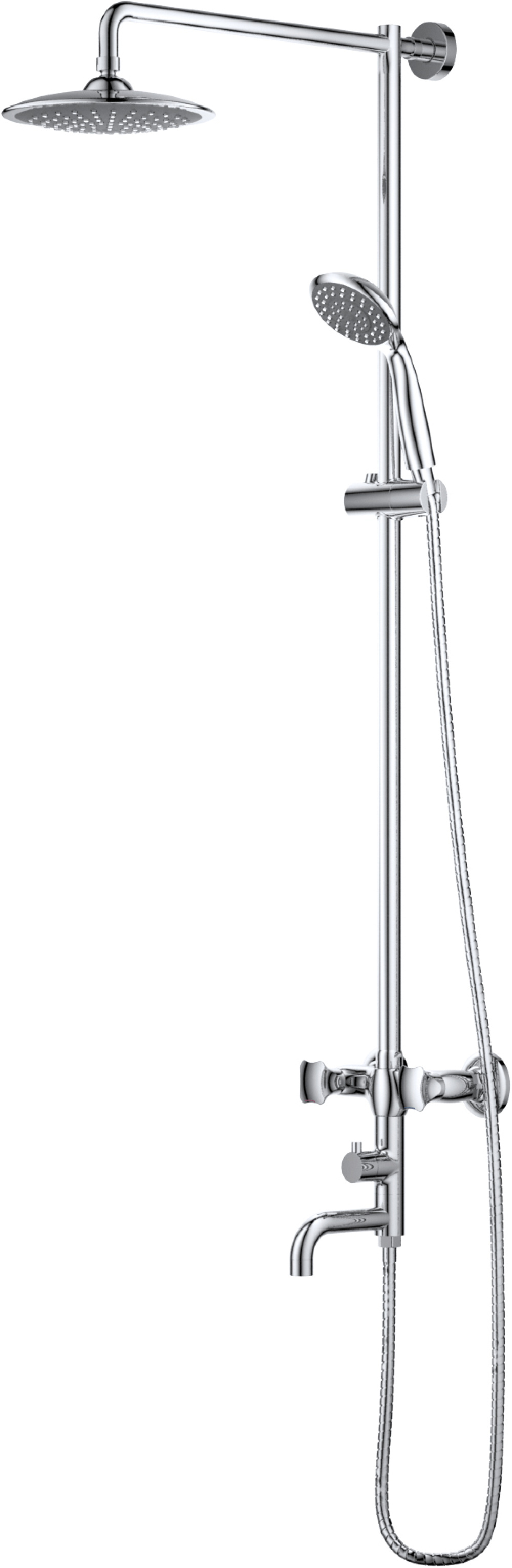 Душевая система D&K Hessen.Grimm (DA1384701E09) хром