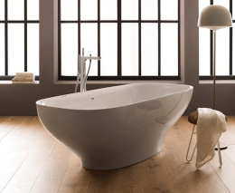 Фото Ванна свободностоящая Globo Genesis (VAGEBI) белый