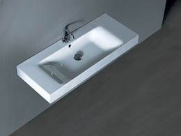 Раковина Kerasan Cento 355001 (100 см) с 1 отверстием под смеситель