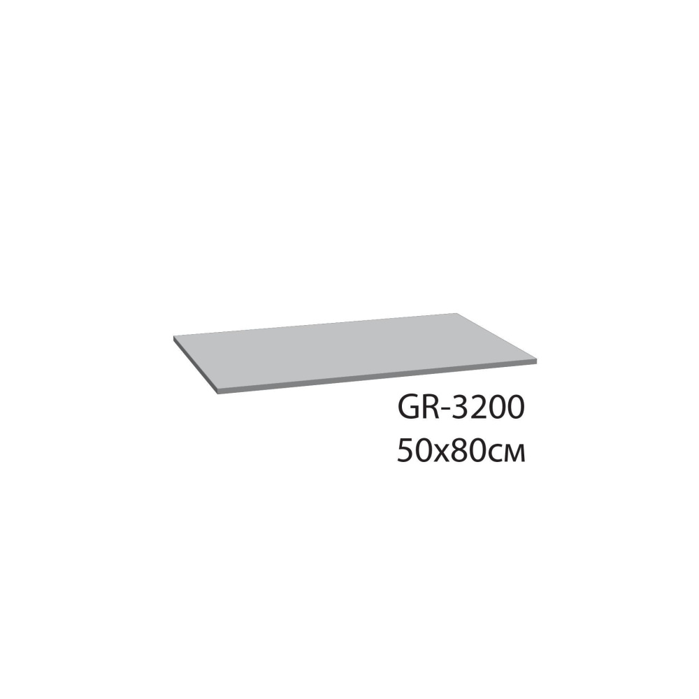 Коврик для ванной Grampus, GR-3204K, серый, 50х80 см