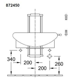Villeroy&Boch O'Novo 87245000 Слив-перелив для раковины