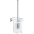 Grohe Selection Cube 40857000 Туалетный ершик колба стеклянная, цвет колбы: матовый